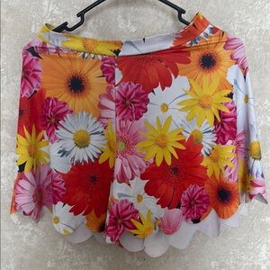 BlackMilk Flowy Shorts with Scalloped Hem